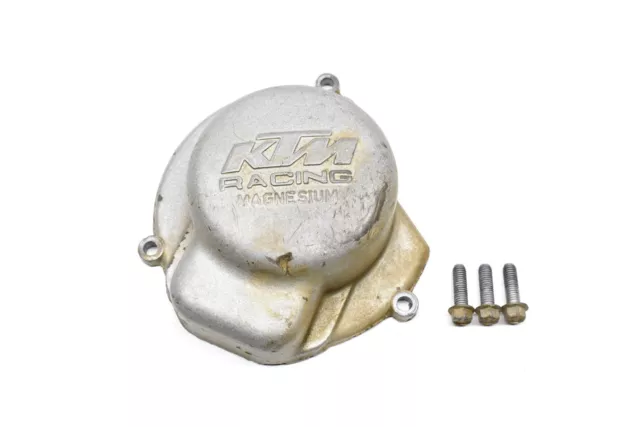 2005 05 KTM 85 SX 85SX Stator Flywheel Cover Left Case 47030002000 (Cracked)