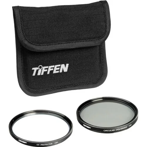 New Tiffen 67mm UV Protection & Circular Polarizing Filter Photo Twin Pack 67PTP