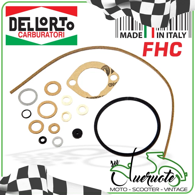 Kit Guarnizioni Carburatore Dell'orto Per Revisione Fhc 20 16 A D 20.16 Dellorto