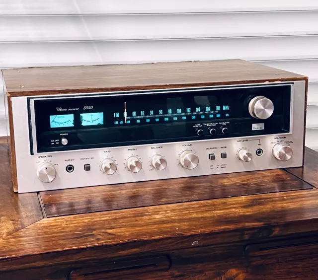 SANSUI Model 5050 Vintage Stereo Receiver!! als Defekt für Bastler!!