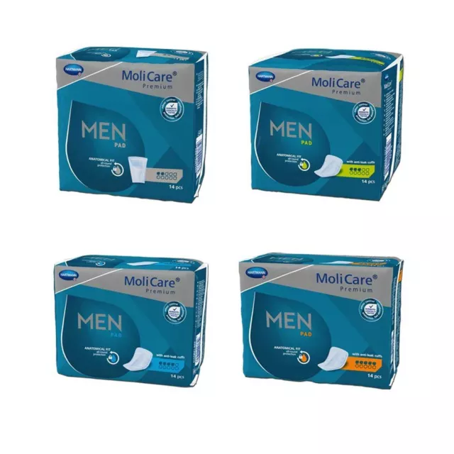 MoliCare® Premium Men Pad Inkontinenz Einlage Slipeinlage für Männer 2-5 Tropfen