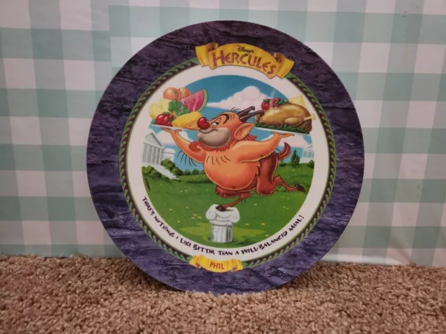 Hercules McDonalds Phil 9" Melamine Plastic Disney Collector’s Plate 1997