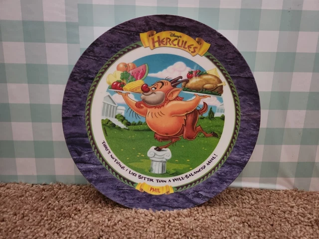 Hercules McDonalds Phil 9" Melamine Plastic Disney Collector’s Plate 1997