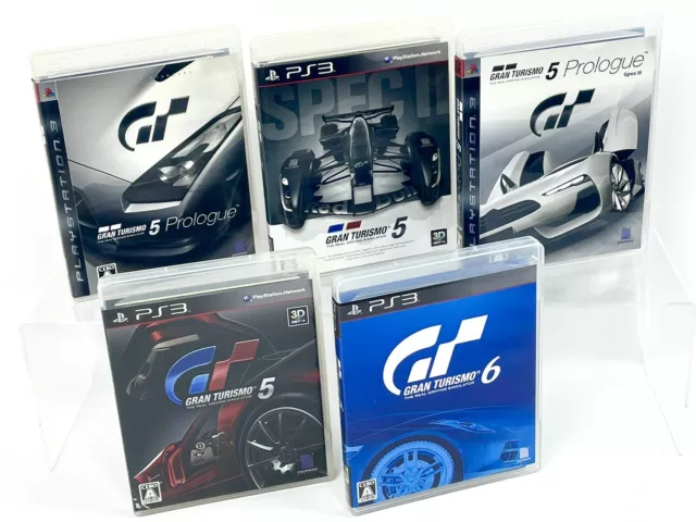 PS3 Gran Turismo 5 Prologue Spec 1 2 3 I II III 6 Lot 5 Game PlayStation3 Japan
