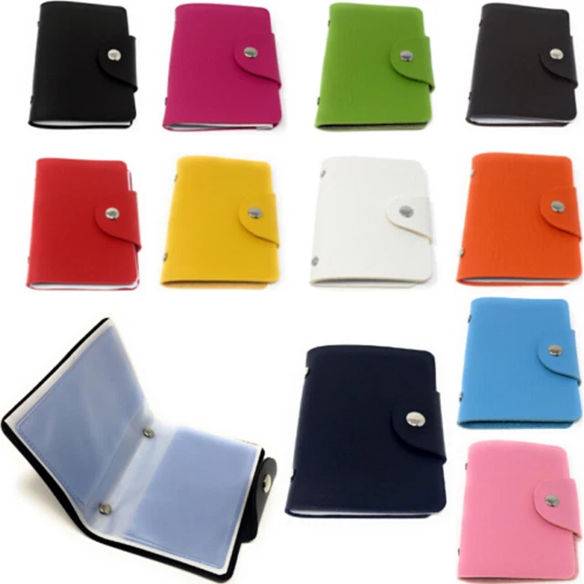 HUANIZI Porte-cartes De Crédit Bancaire Ultra Fin En Cuir PU Multi