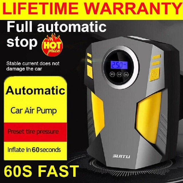 Compresor de aire neumático digital Lnflator luz LED coche neumático inflador bomba