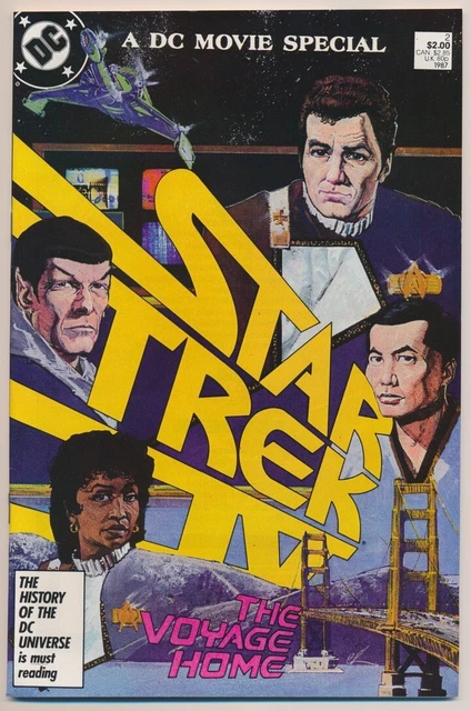 Star Trek IV #2 Comic Book - DC Comics!  The Voyage Home Movie Special