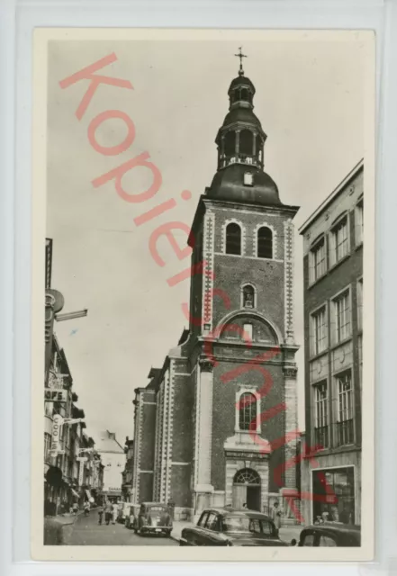 Alte Ansichtskarte Belgien, postalisch ungelaufen, Virga Jesse Basilika, Hasselt