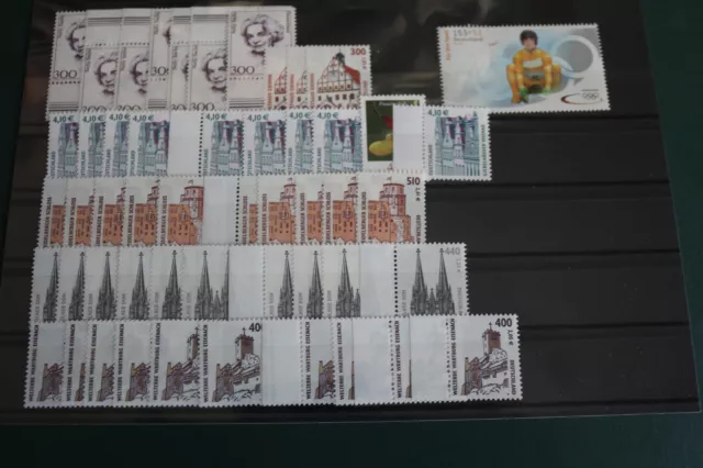 K-7,  Deutschland gültige postfrische Briefmarken Frankaturwert 126,- €