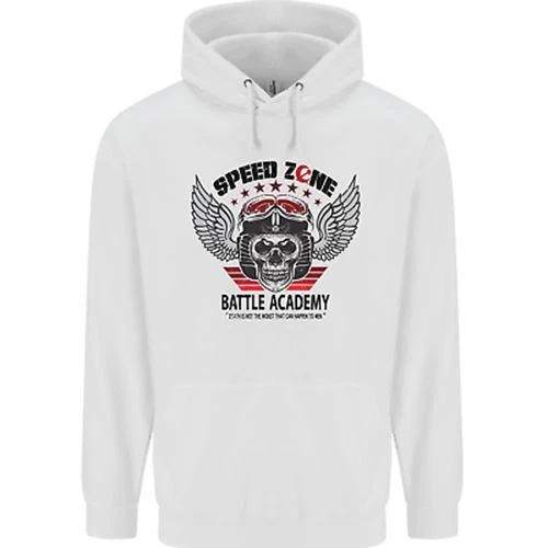 Speed Zone Motorcycle Motorbike Biker Childrens Kids Hoodie