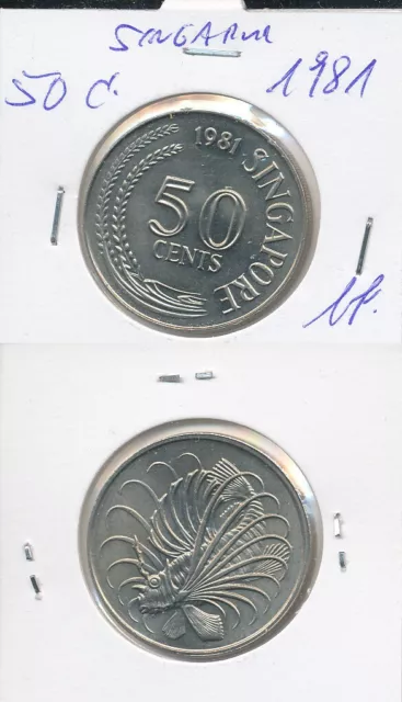 Singapore / Singapur - 50 Cents 1981 UNC