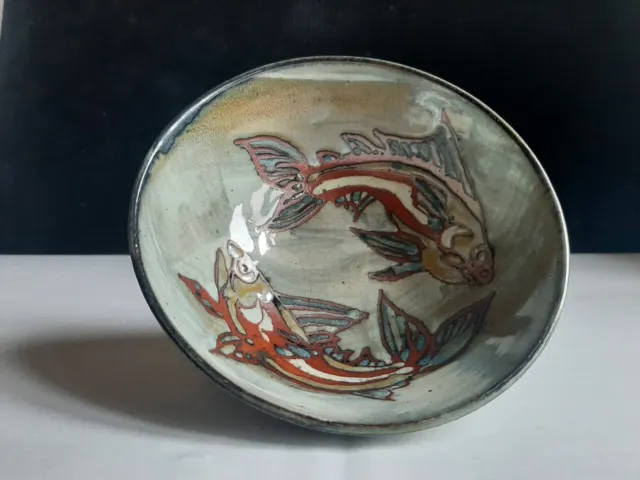 Colin Kellam Pottery Fish/koi Bowl