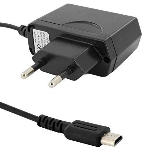 Cable Chargeur Secteur Alimentation Noir pour Console Nintendo DS Lite