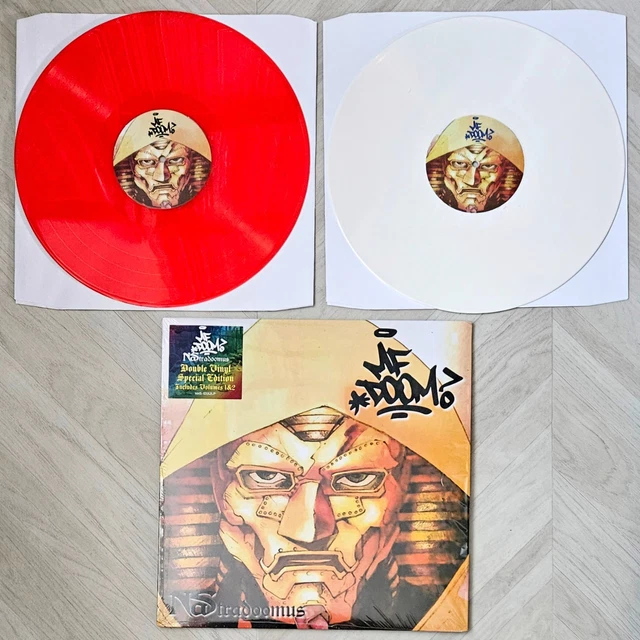 MF DOOM - NAS - Nastradoomus - Vol.1 & Vol.2 - Limited 2LP Set Red