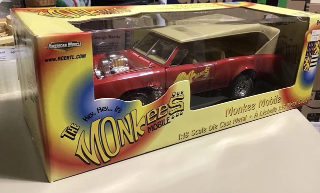 AutoWorld 1:18 1966 Pontiac GTO 'The Monkees Mobile' - Modellino In Scala, Nuovo