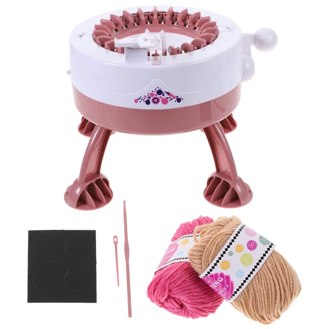 Suministros de bufandas hágalo usted mismo mini telar máquina de tejer fabricación niño