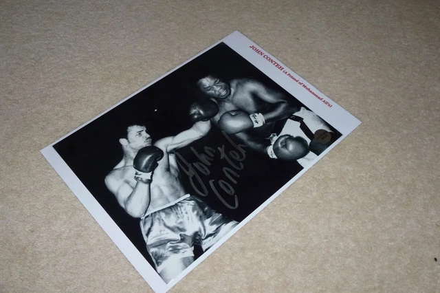 MUHAMMAD ALI FRIEND John Conteh Handsigned B/W Photo With Coa £24.99 ...