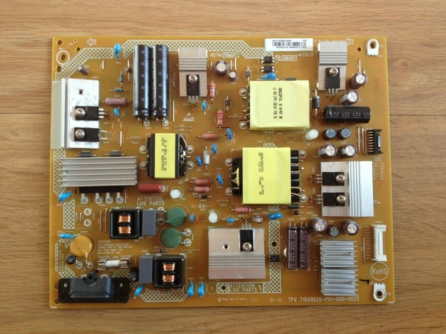 PIECES DETACHEES: Carte d'alimentation Tv Philips 50PUS6262 715G8672 P02 000 002H P50081300 PLTVGY321AX6...   D'occasion en très bon état