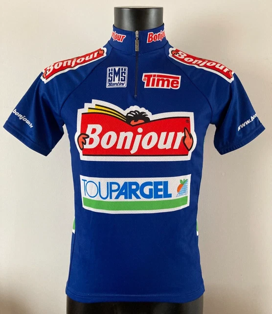 Maillot Cycliste Cofidis 1997 - Laurent Desbien - Porté Et Signé - Giordana Taille S