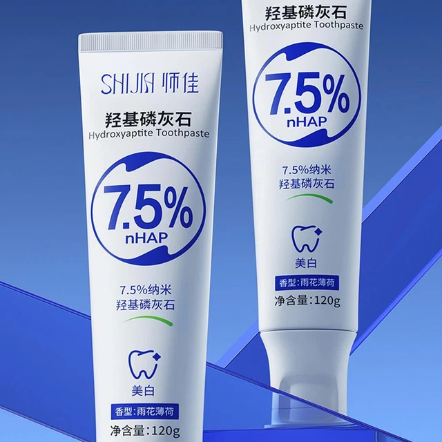 7.5% HYDROXYAPATITE TOOTHPASTE Remove Yellow Tooth For Sens Teeth ...