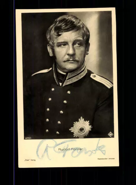 Rudolf Forster Ross Autogrammkarte Original Signiert # BC 70796