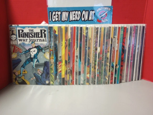 Punisher War Journal #1-33 Run Of 33 Comic Books Marvel 1988