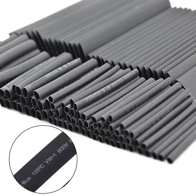 Kit tubo termoretraibile isolamento nastro elettrico impermeabile (127 pz) con b