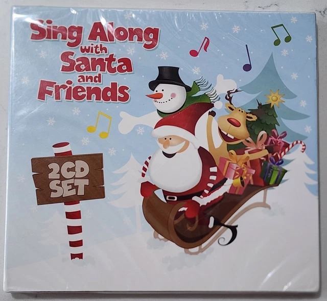 KIDS CHRISTMAS SING-A-LONG Music CD Santa Reindeer Snowman $11.19