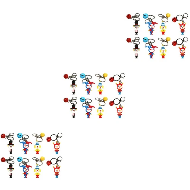 Porte-clés Décoratif Clown – Pendentif Amusant Pour Trousseau, Fête à Thème Cirque - 4