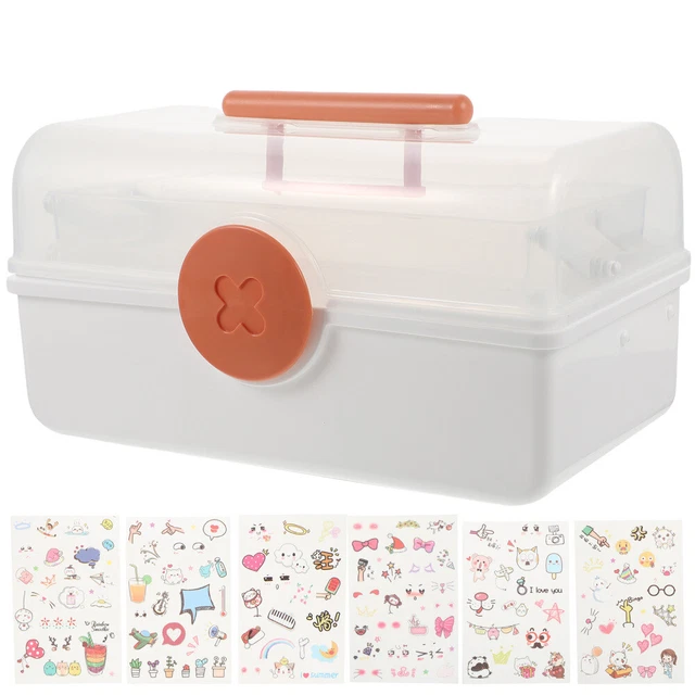 Children Jewelry Box Hair Accessories Organizer Ties Clips Crafts