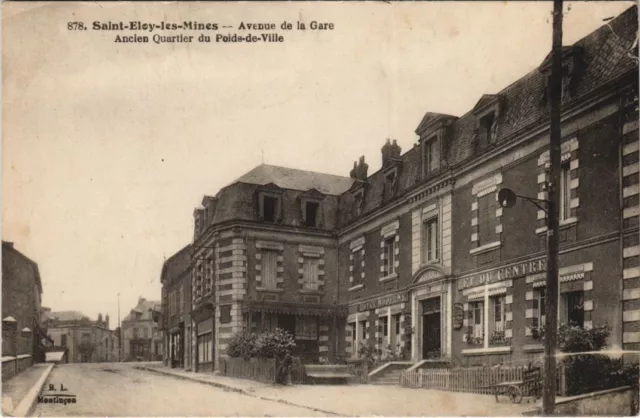CPA SAINT-ELOY-les-MINES Avenue de la Gare (1255189)