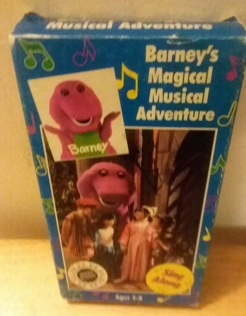 VHS TAPE BARNEY Barneys Magical Musical Adventure Sing Along Ages 2-8 £ ...