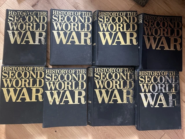 PURNELL'S HISTORY OF the Second World War Complete Volume 1-8 £19.00 ...