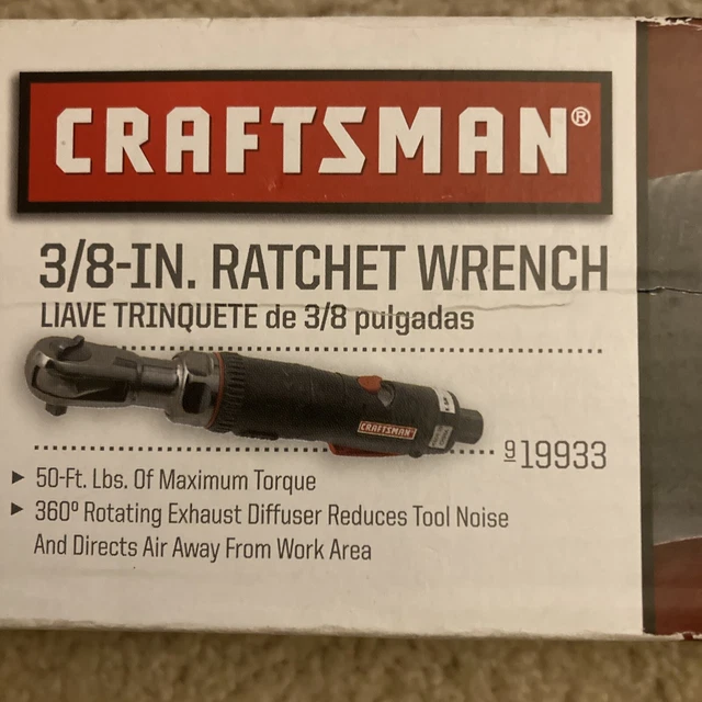 Craftsman Air Ratchet 3/8 Drive 919933 New In Box 2