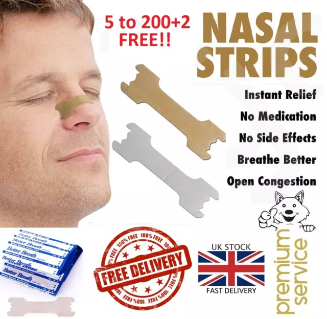 Better Breath Nasal Nose Strips Right Easy Stop Anti Snoring Sleeping - Works!