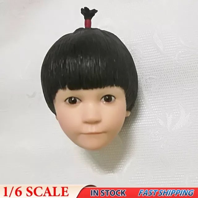 1/6 Chinese Cute Little Girl Lori Female Head Sculpt F 12" Hot Toys Body Figure