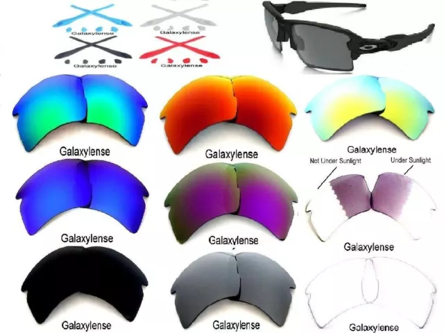 Galaxy Rechange Lentilles Pour Oakley Flak 2.0 XL Lunettes de Soleil Multicolore