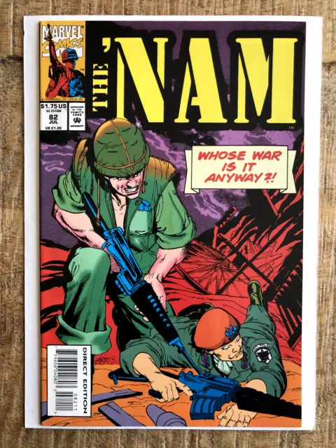 The Nam #82, Low Print Run. 3rd to last issue (Marvel Comics 1993) NM-