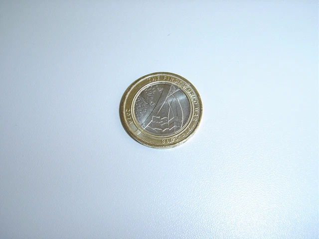 2016, The First World War 1914-1918, £2 Coin, collectable, circulated