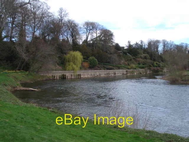 Photo 6x4 River Wye at the Weir Garden Canon Bridge The river often flood c2007