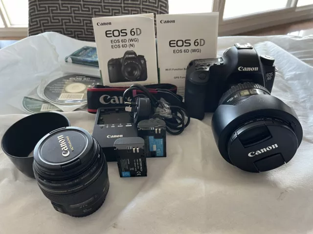 Canon EOS 6D body & 24-105mm/f4L  IS & 85mm EF  f/1.8 USM Lenses