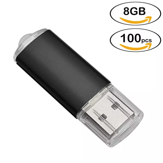 Kootion 5/10/ 50/ 100x 8GB USB 2.0 Metal Speichermedien USB Sticks Flash Memory