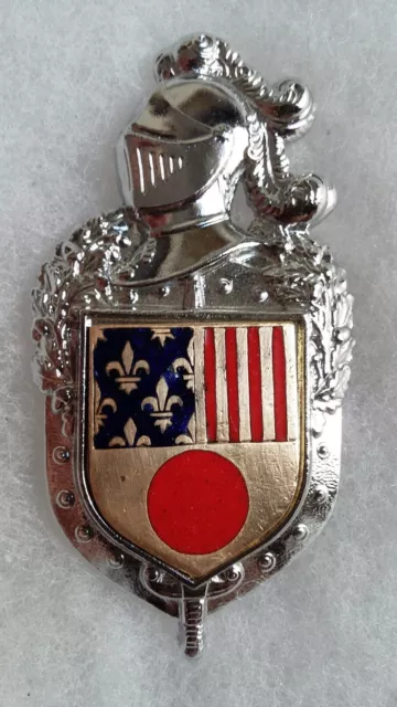 Insigne émail 9° LEGION bis Gendarmerie Départementale ORIGINAL OBSOLÈTE