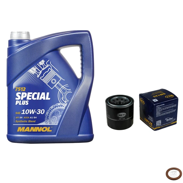 SCT Pacchetto Revisione Germania MANNOL Speciale Plus 10W-30 5L per Mazda