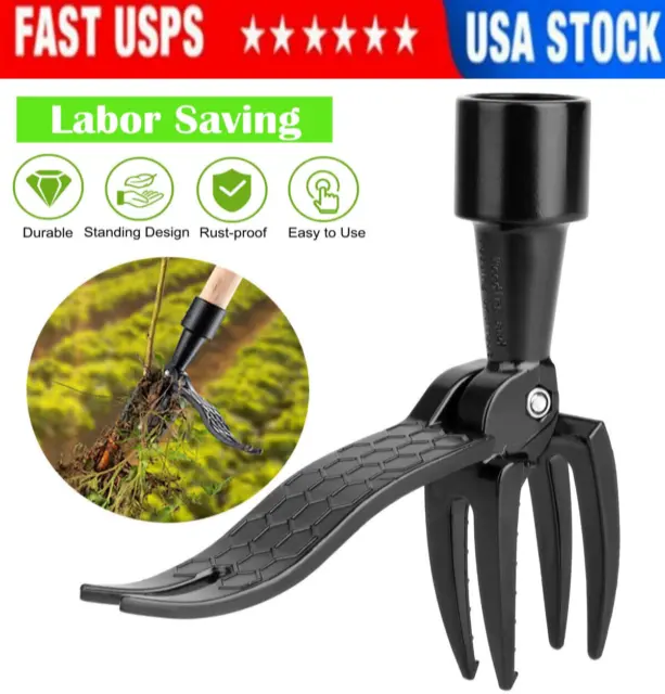 WEEDER STAND UP Weed Puller Tool Claw Garden Root Remover Outdoor ...