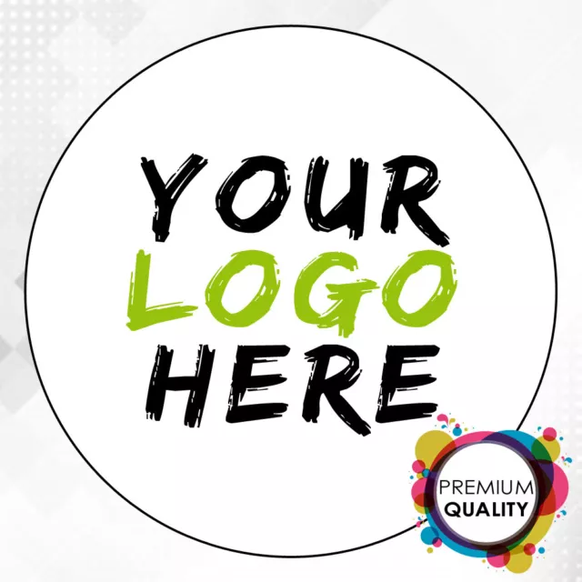 Autocollants ronds imprimés LOGO - étiquettes logo personnalisées - étiquettes d'affranchissement - personnalisés