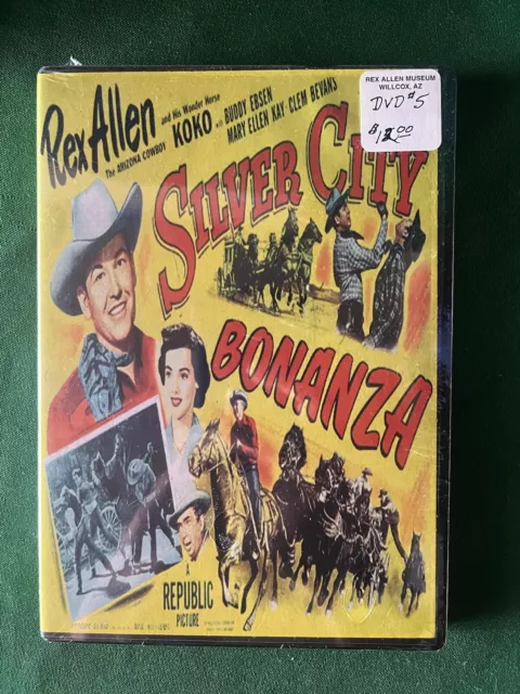 RARE Rex Allen The Arizona Cowboy & his Horse KOKO "Silver City Bonanza" DVD