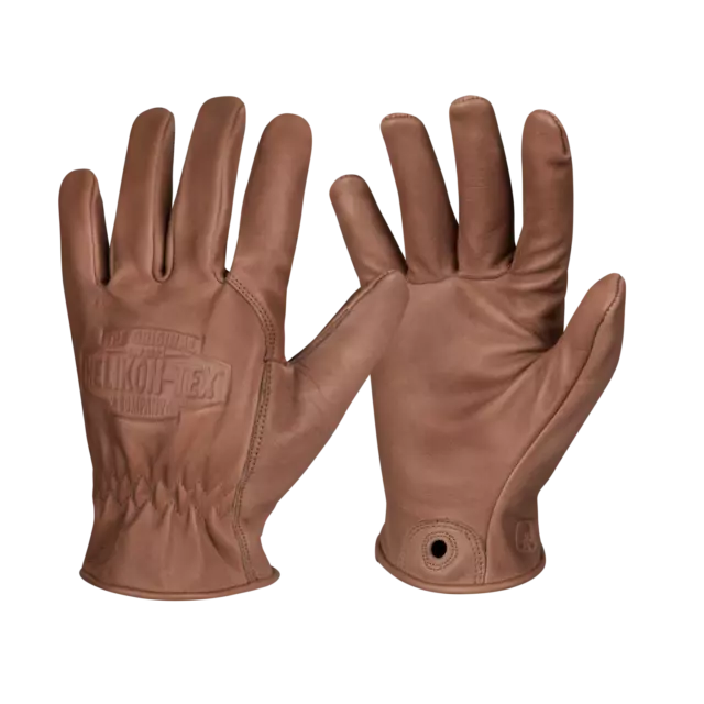 HELIKON-TEX LUMBER GLOVES Leather Outdoor Brown XL $48.74 - PicClick