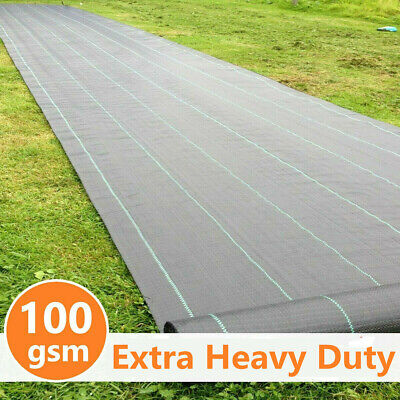 Heavy Duty Weed Control Fabric Ground Cover Garden Landscape Membrane 2M,3M,4M