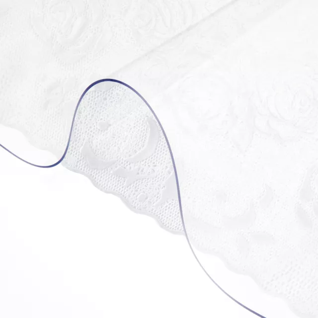 VEVOR Mantel de PVC transparente Cubierta de mesa impermeable Protector